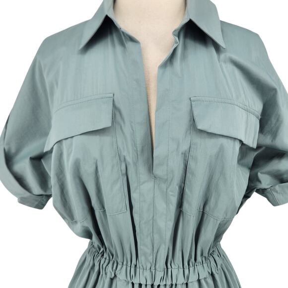 Abercrombie & Fitch Utility Midi Shirt Dress – Size Small - Picture 2 of 8